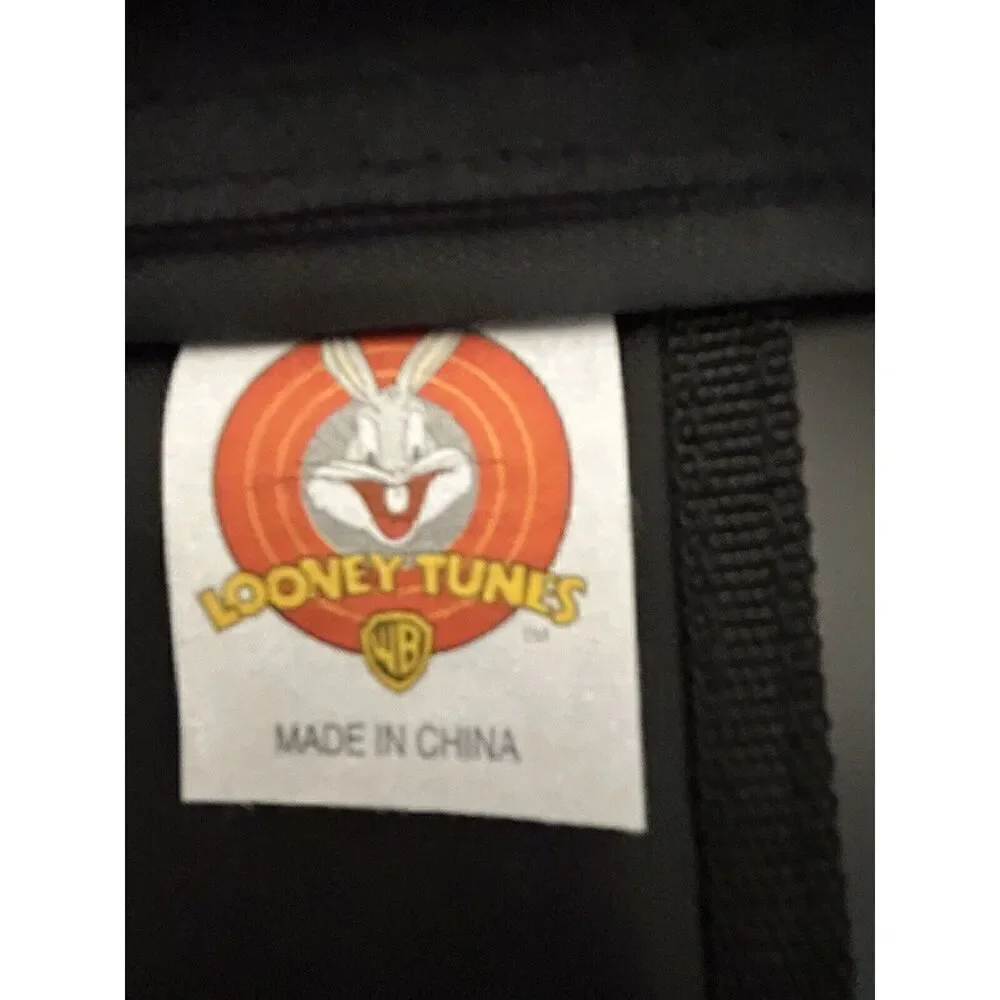 Looney Tunes 3 Ring Binder 1996 Zipper Keeper Taz Tweety Bugs Bunny Daffy